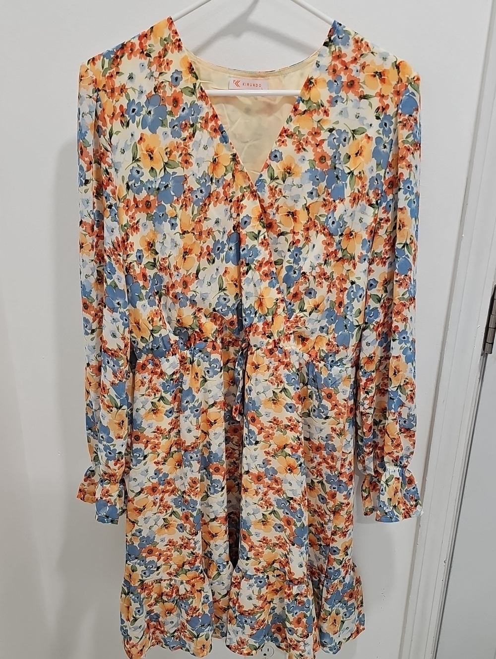 Kirundo Womens Floral Long Sleeves Size L